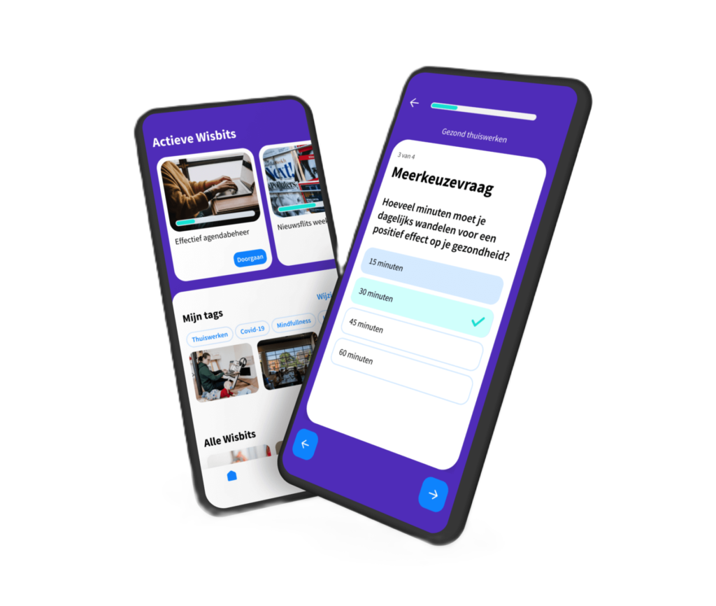 Wisbits op je telefoon